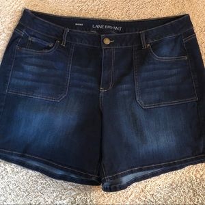 Lane Bryant Denim Jean Shorts 22 7inch